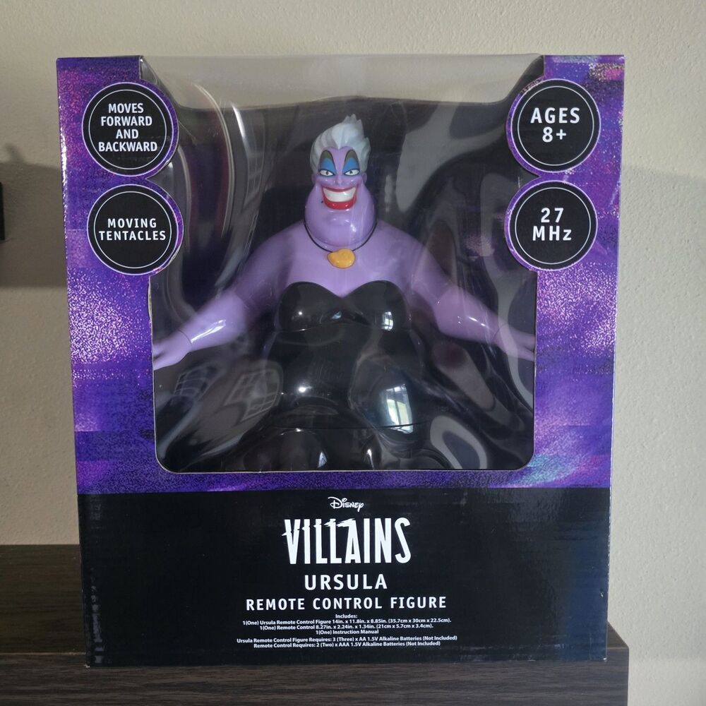 Disney Villians URSULA 8" Remote Control Figure "The Little Mermaid" NEW NIB